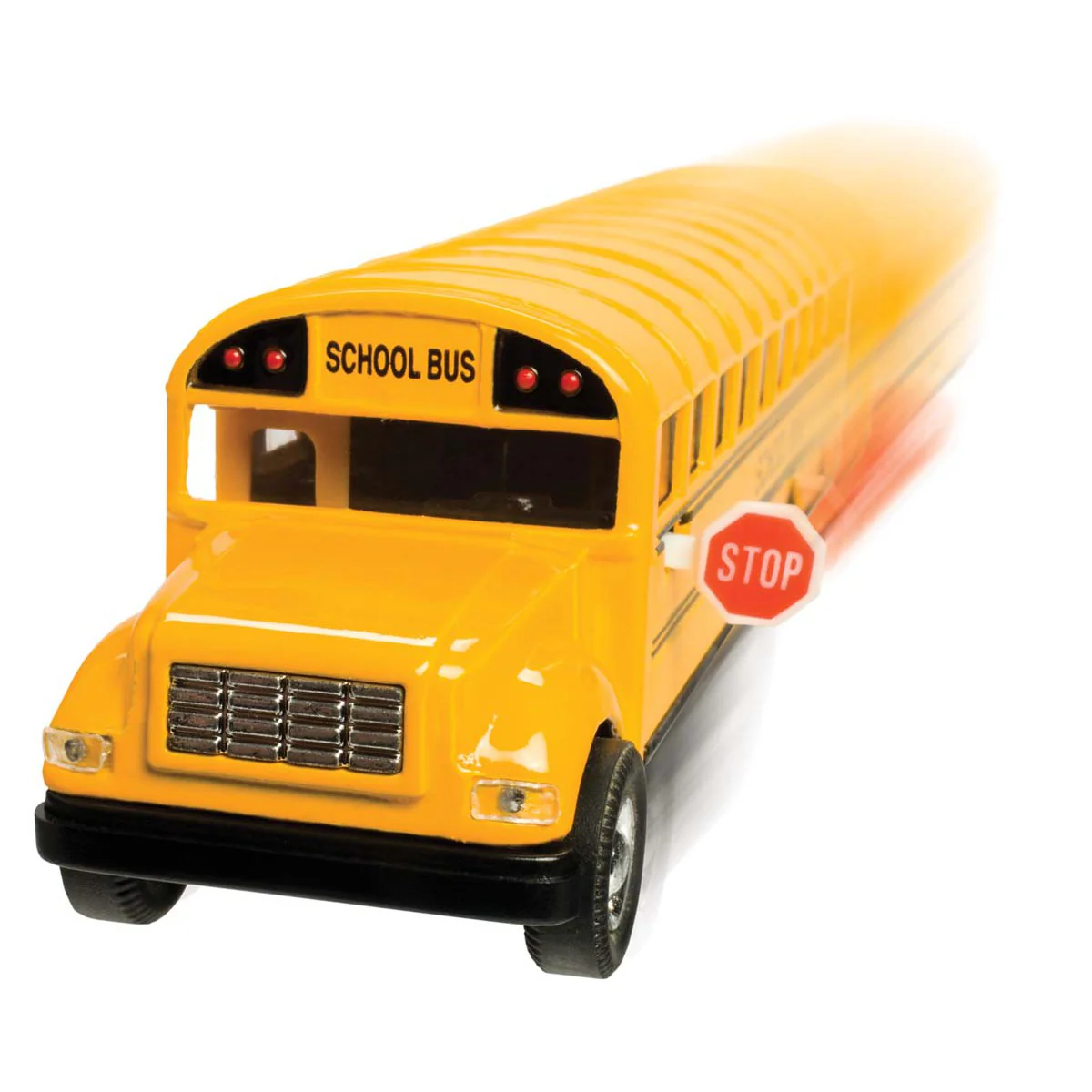 Diecast Large School Bus 7" by Toysmith - Image 2