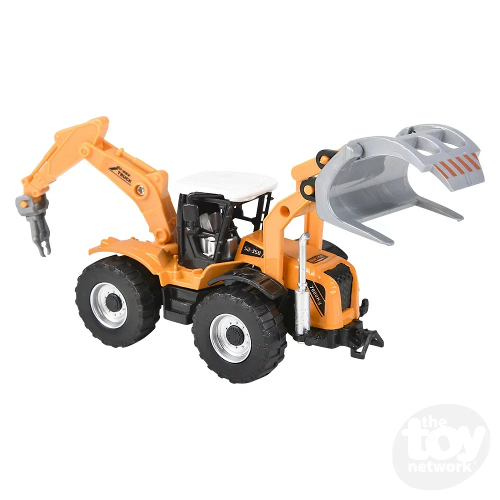 Diecast Pull-Back Farm Tractor by The Toy Network - Image 3