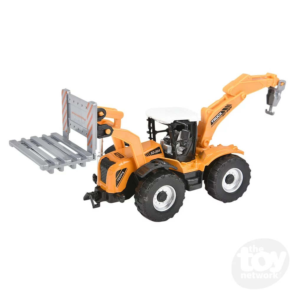 Diecast Pull-Back Farm Tractor by The Toy Network - Image 4