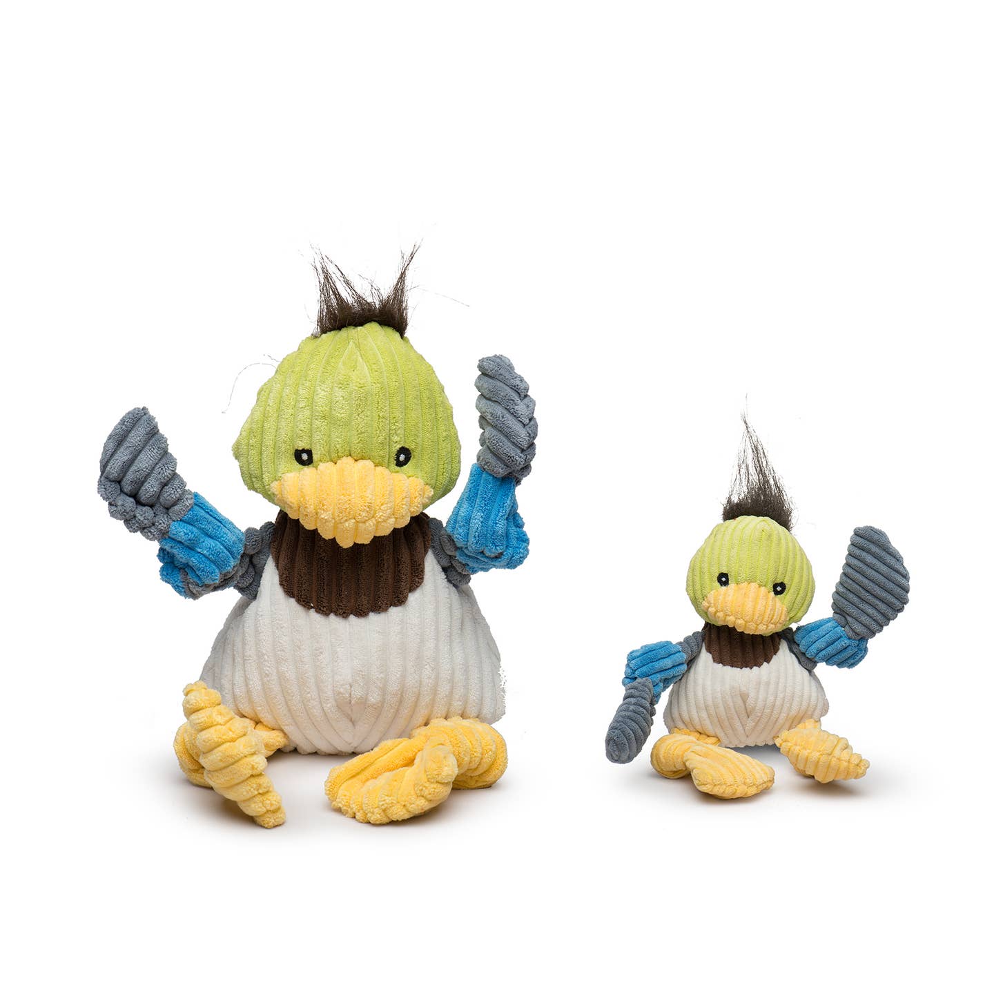 Dilly Duck Knottie Plush Dog Toy by Hugglehounds - Image 2