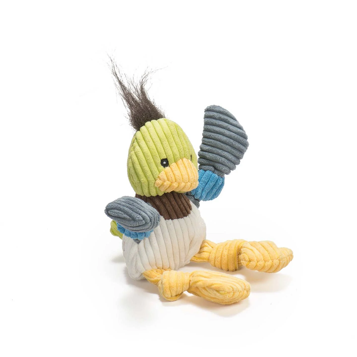 Dilly Duck Knottie Plush Dog Toy by Hugglehounds - Image 3