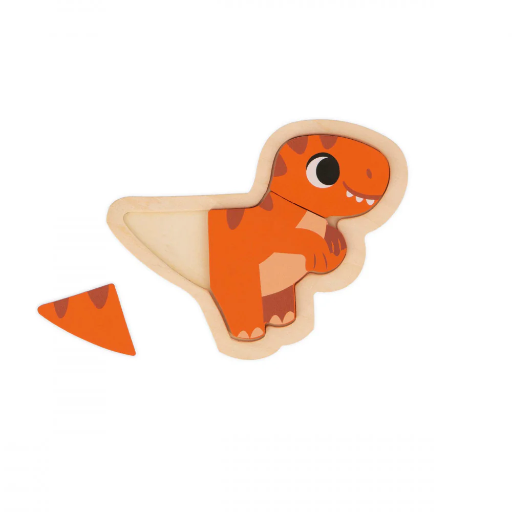 Dino 4 Progressive Puzzles by Janod - Image 6