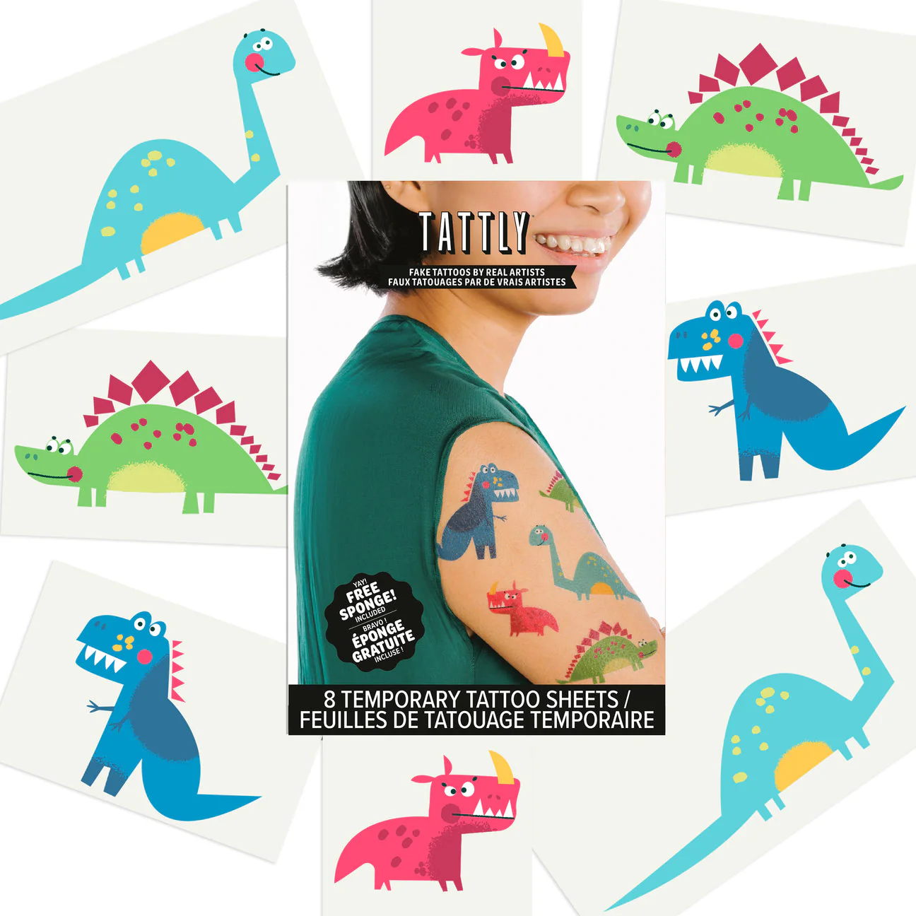 Dino Friends Tattoo Set by Tattly - Image 2