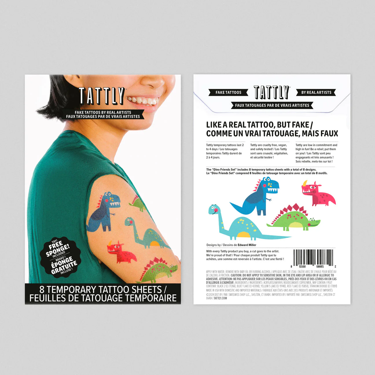 Dino Friends Tattoo Set by Tattly - Image 5