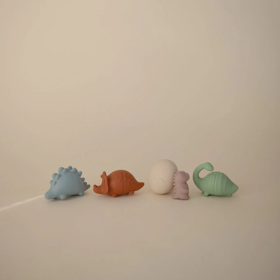 Dino Mold Free Bath Play Set - 4 Pack by Mushie & Co - Image 2