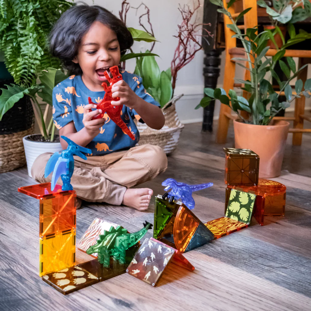 Dino World 40 Piece Set by Magna-Tiles - Image 2