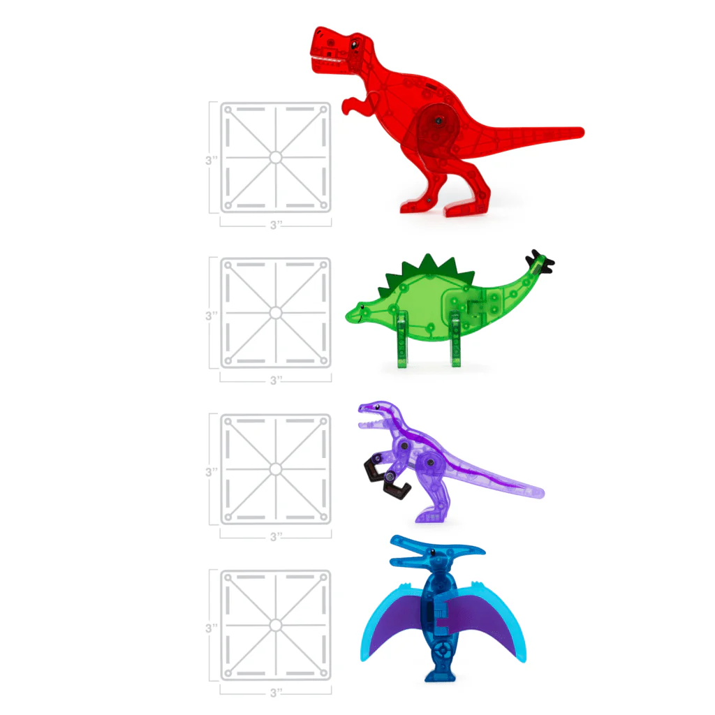 Dino World 40 Piece Set by Magna-Tiles - Image 7