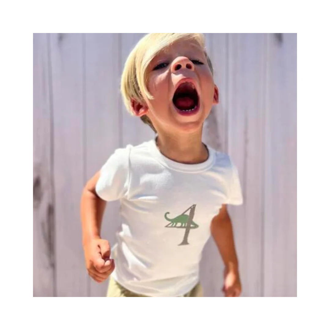 Dinosaur Birthday Tee by Tiny Victories - Image 7