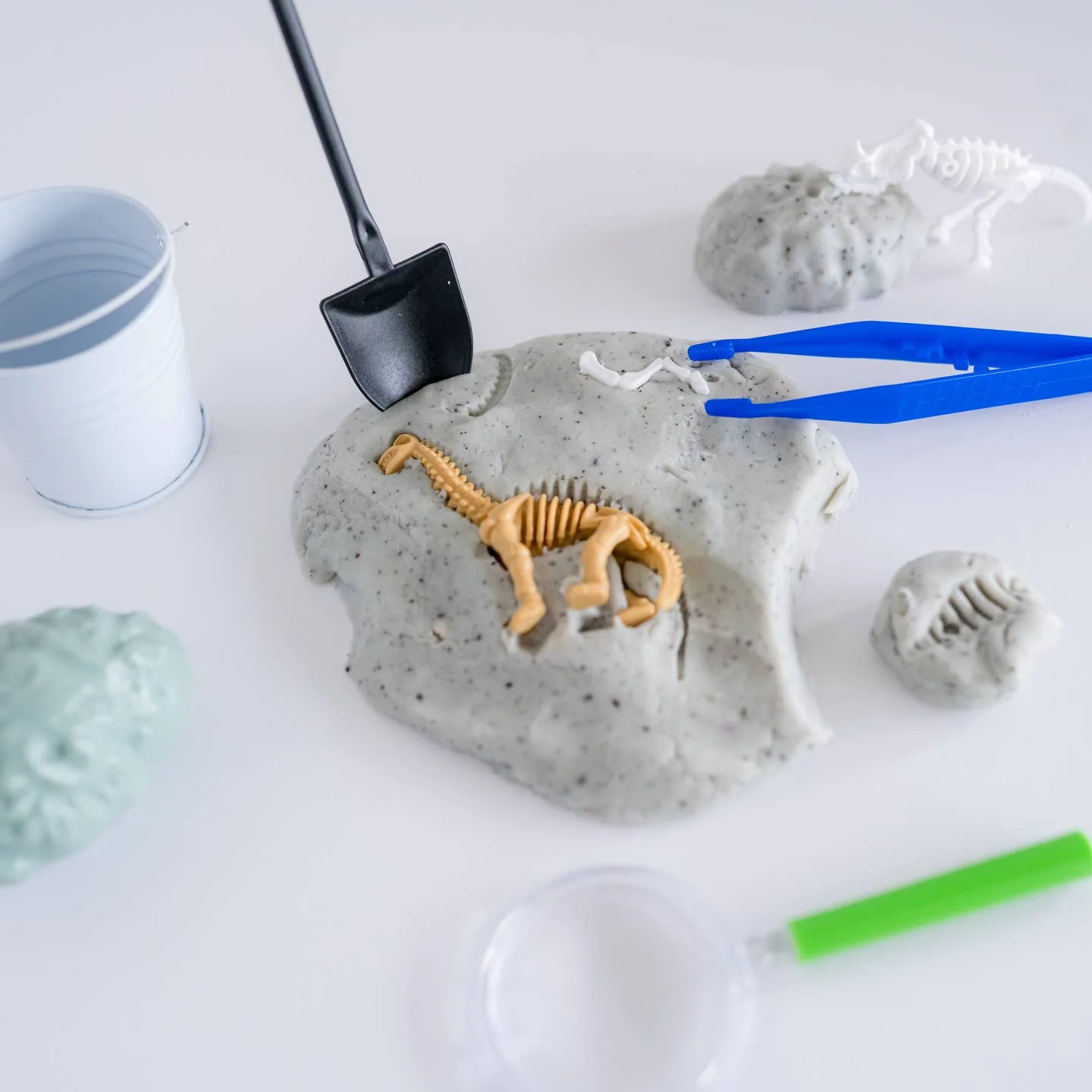 Dinosaur Fossil Dig Sensory Play Dough Kit by Earth Grown Kid Doughs - Image 4