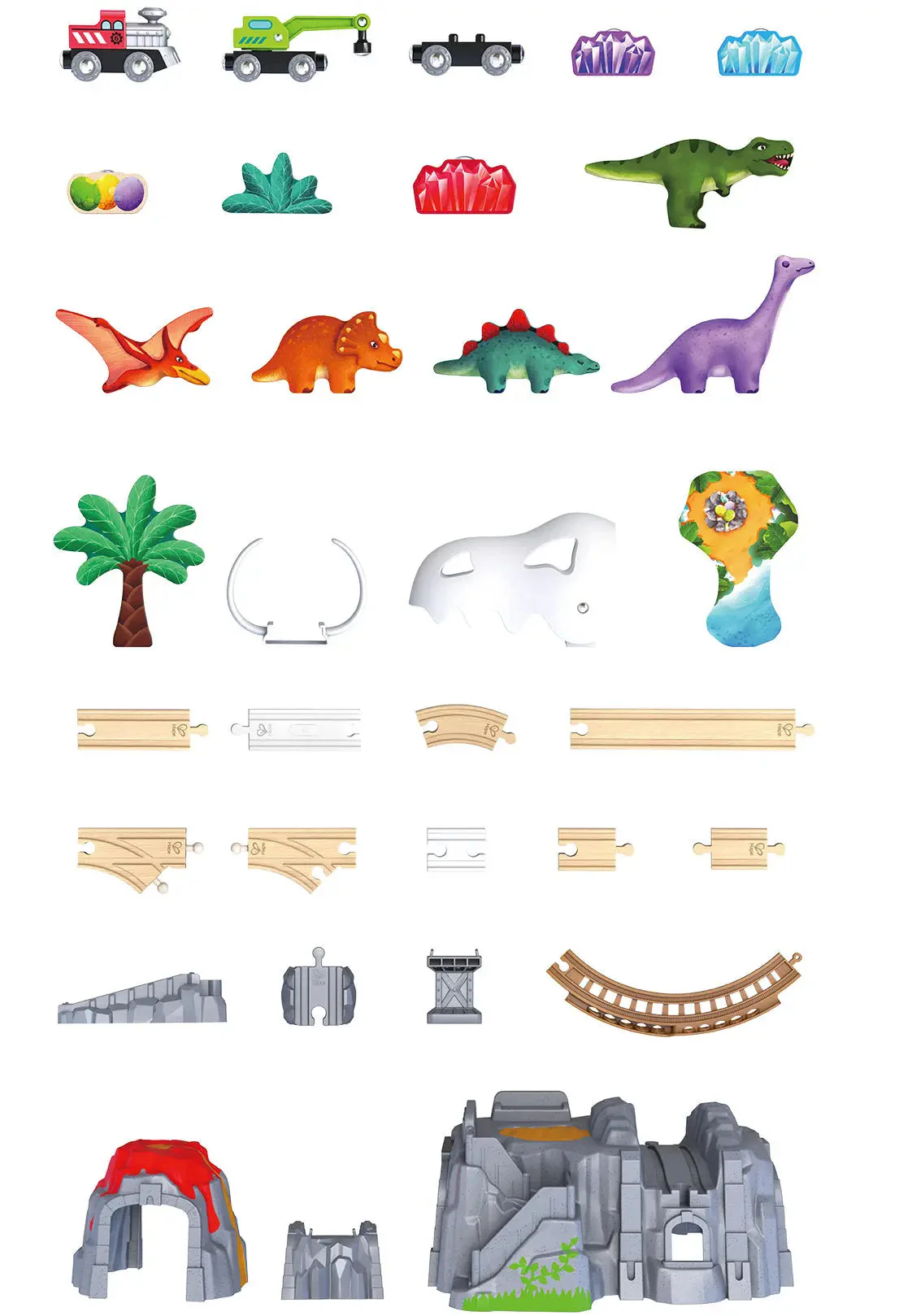Dinosaur Railway Adventure Set by Hape - Image 4
