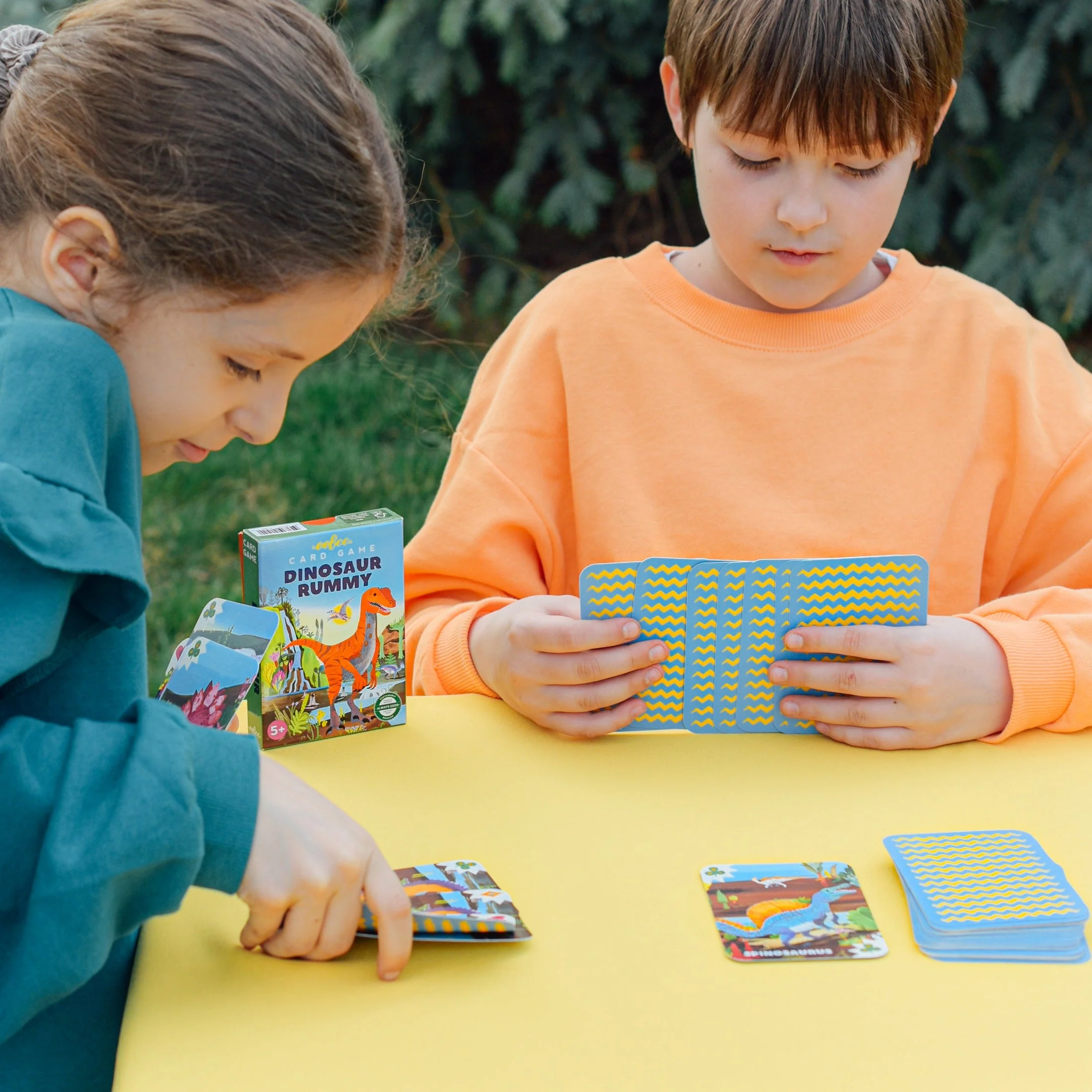 Dinosaur Rummy Card Game by Eeboo - Image 3