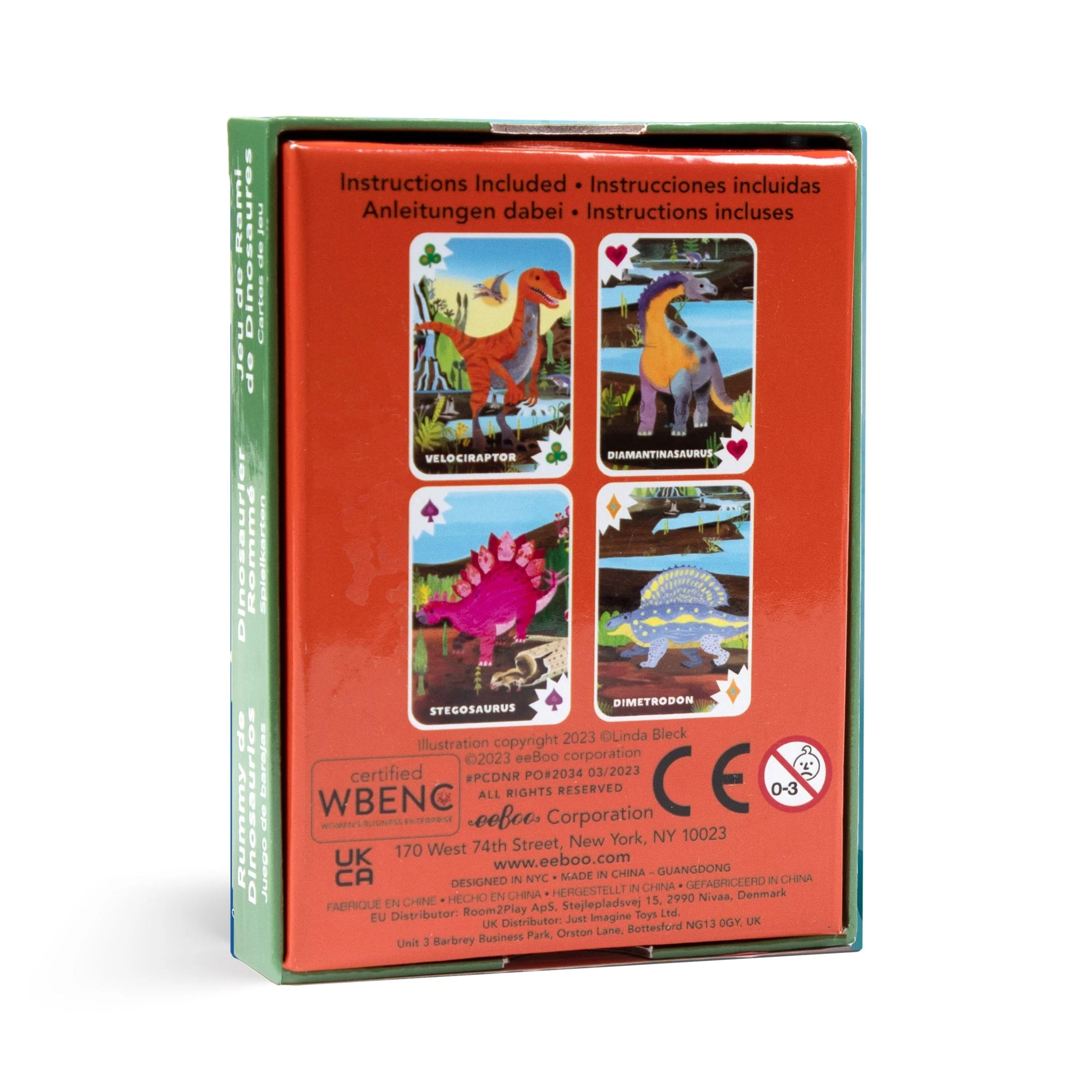 Dinosaur Rummy Card Game by Eeboo - Image 5
