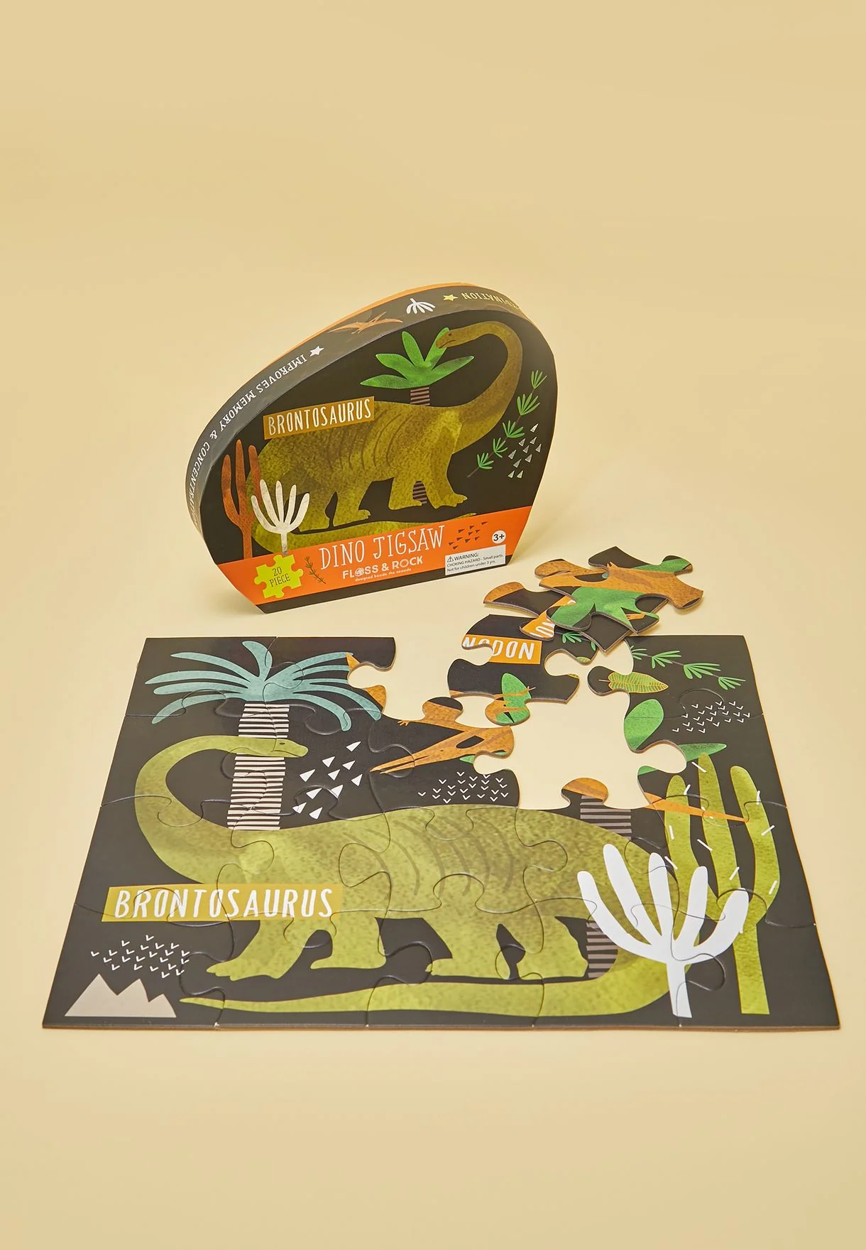 Dinosaur Jigsaw - 20 Pieces by Floss & Rock - Image 3