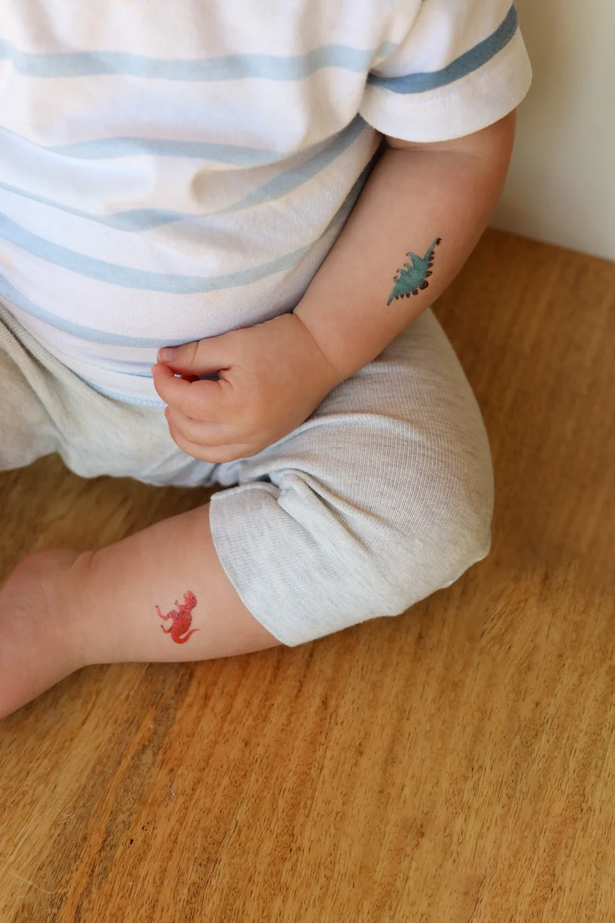 Dinosaurs Temporary Tattoos - Set of 2 by Saint Tattoos - Image 2