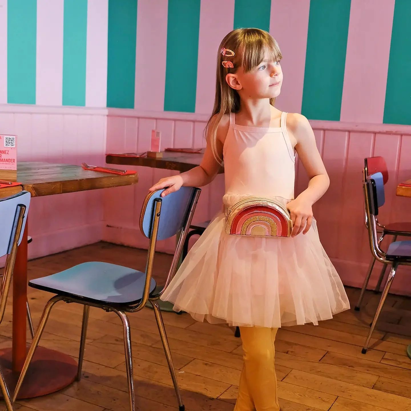 Disco Rainbow Bum Bag by Rockahula Kids - Image 2