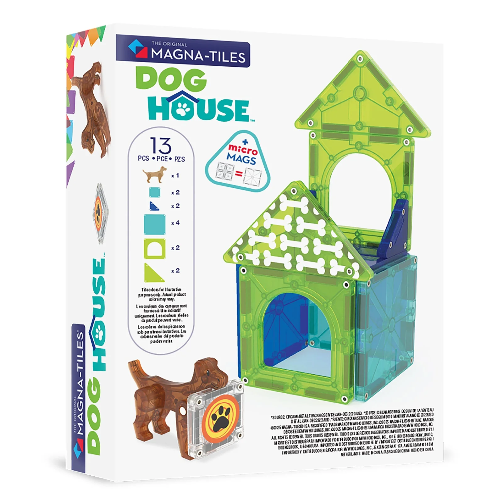 Dog House 13 Piece Set by Magna-Tiles - Image 8