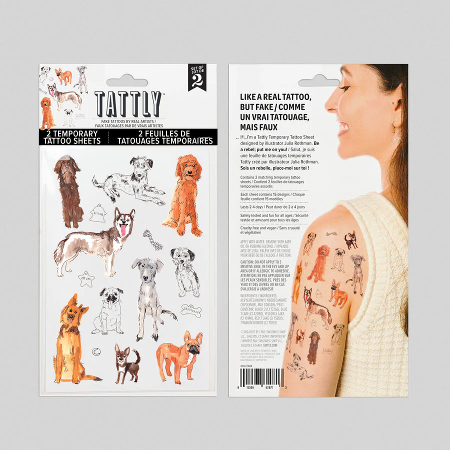 Dog Park Tattoo Sheet - Set of 2 by Tattly - Image 5