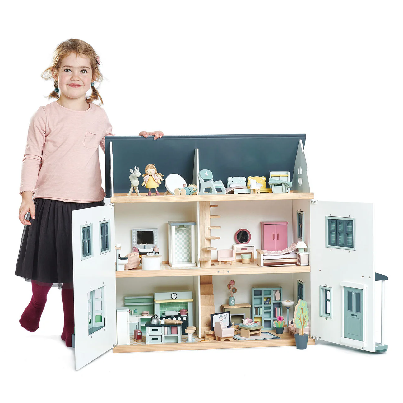 Dolls House Kitchen Wooden Furniture by Tender Leaf Toys - Image 6