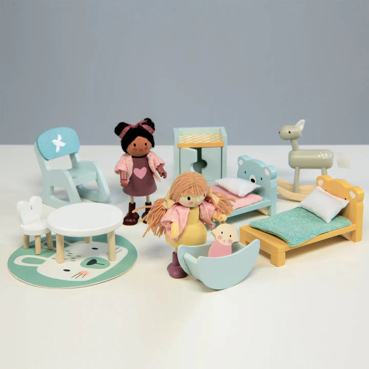 Dolls House Children's Room Wooden Furniture by Tender Leaf Toys - Image 4