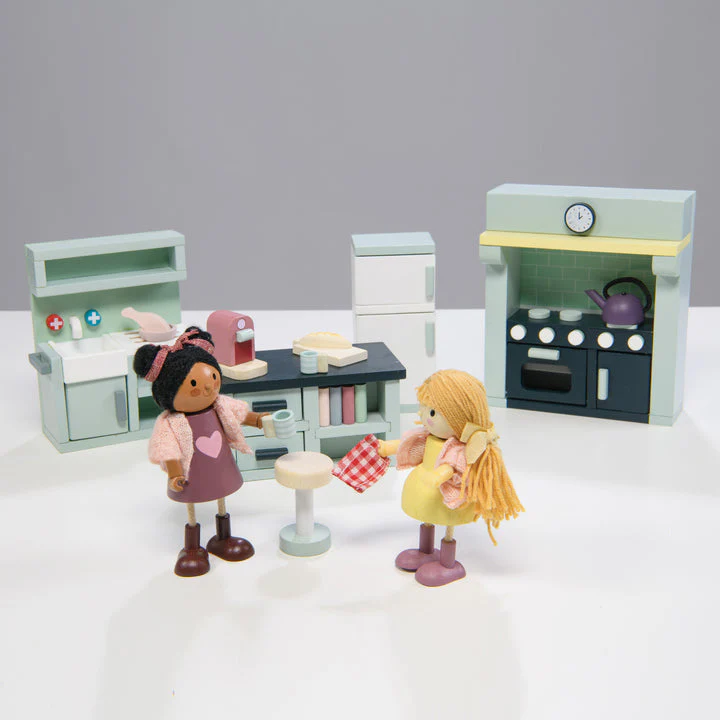 Dolls House Kitchen Wooden Furniture by Tender Leaf Toys - Image 3