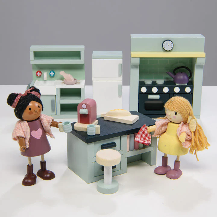 Dolls House Kitchen Wooden Furniture by Tender Leaf Toys - Image 4