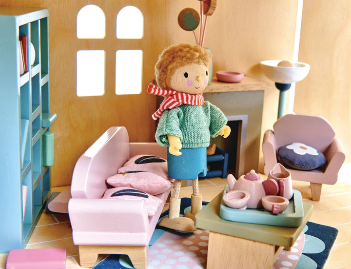 Dolls House Sitting Room Wooden Furniture by Tender Leaf Toys - Image 2