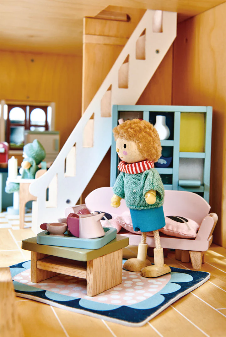 Dolls House Sitting Room Wooden Furniture by Tender Leaf Toys - Image 3
