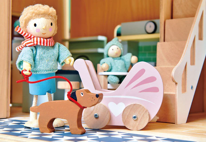 Dolls House Wooden Nursery Set by Tender Leaf Toys - Image 3
