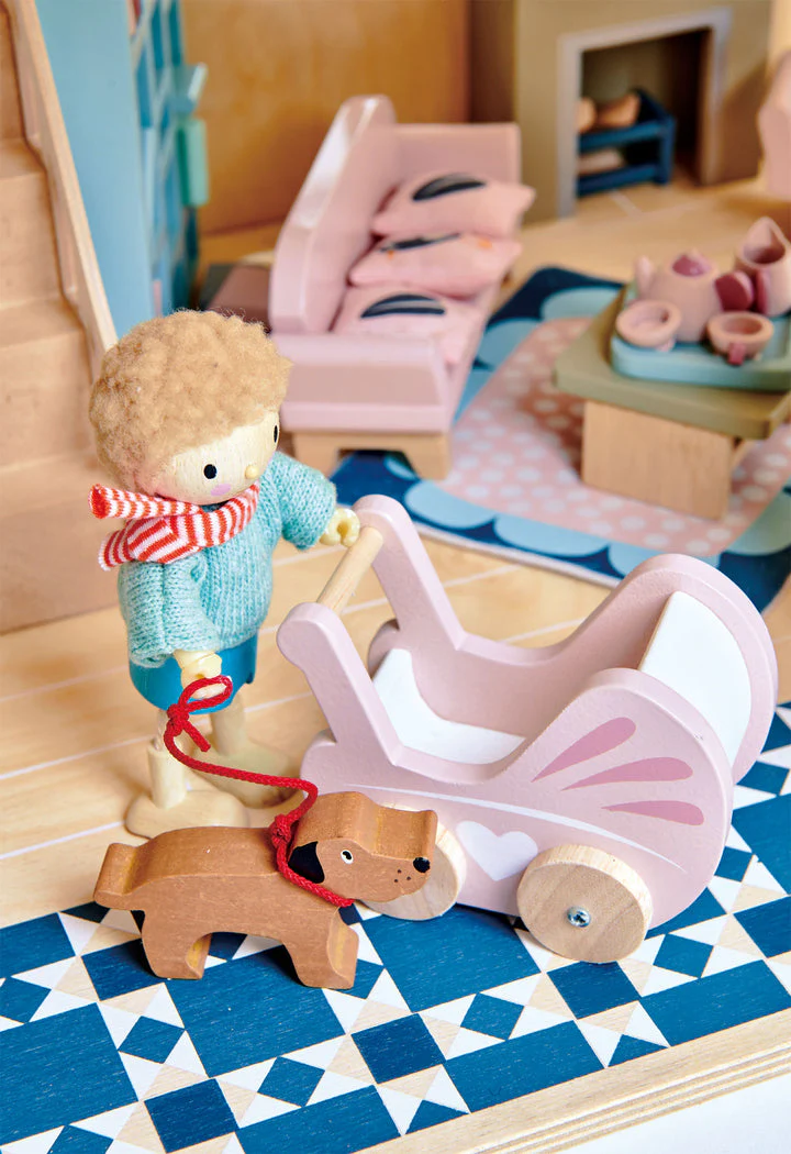 Dolls House Wooden Nursery Set by Tender Leaf Toys - Image 4