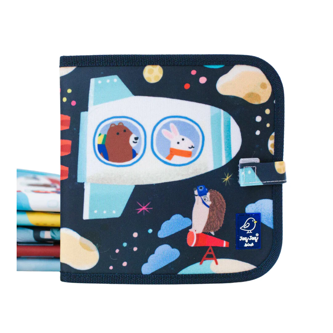 Doodle It & Go Erasable Coloring Book - Spaceship by Jaq Jaq Bird - Image 2