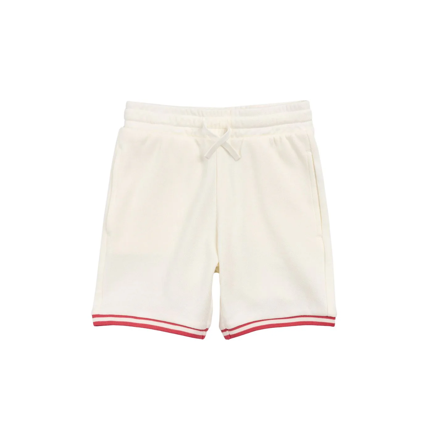 Double Knit Mesh Shorts - Ivory by miles the label.