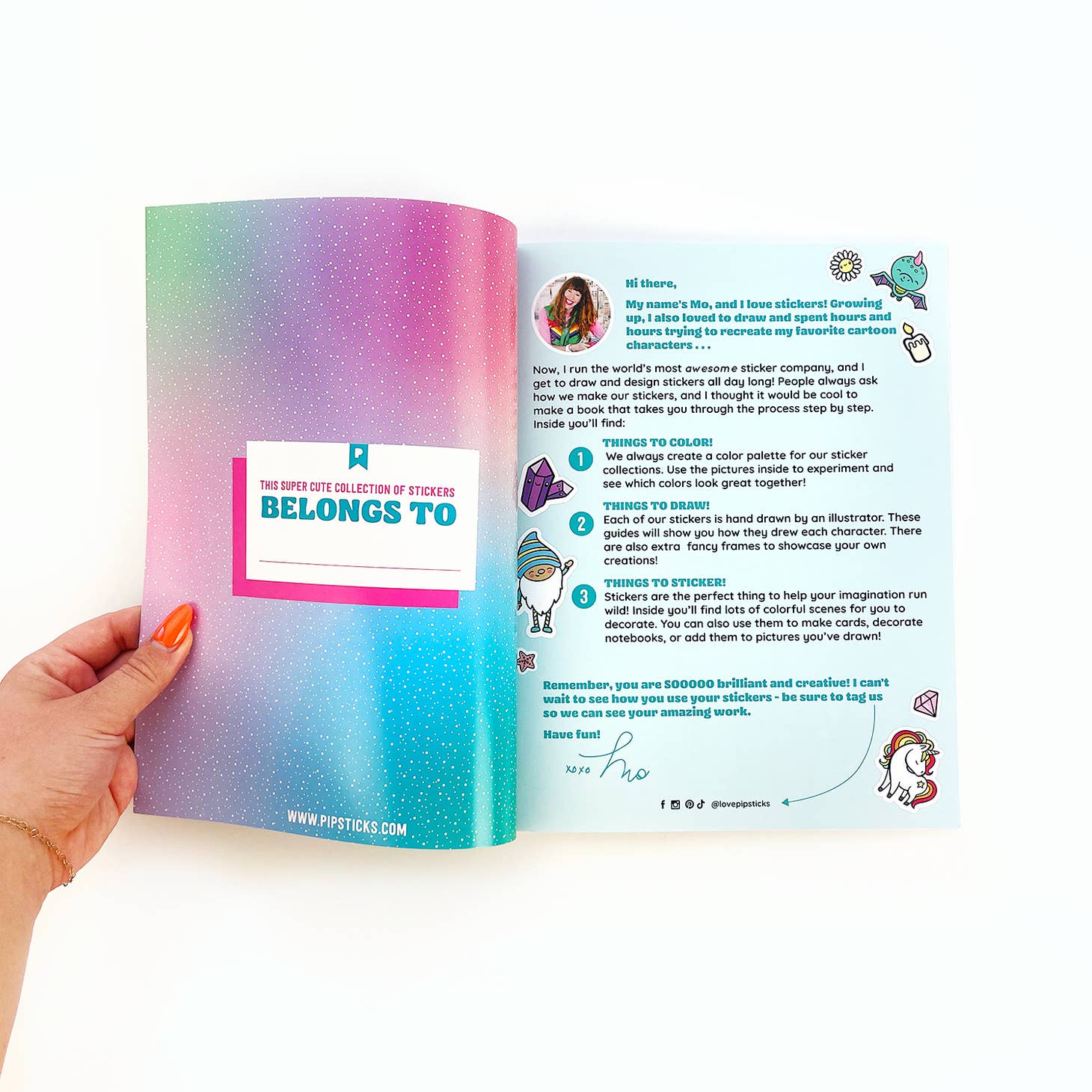 Draw Along Fantasy Stickers Book by Pipsticks - Image 2