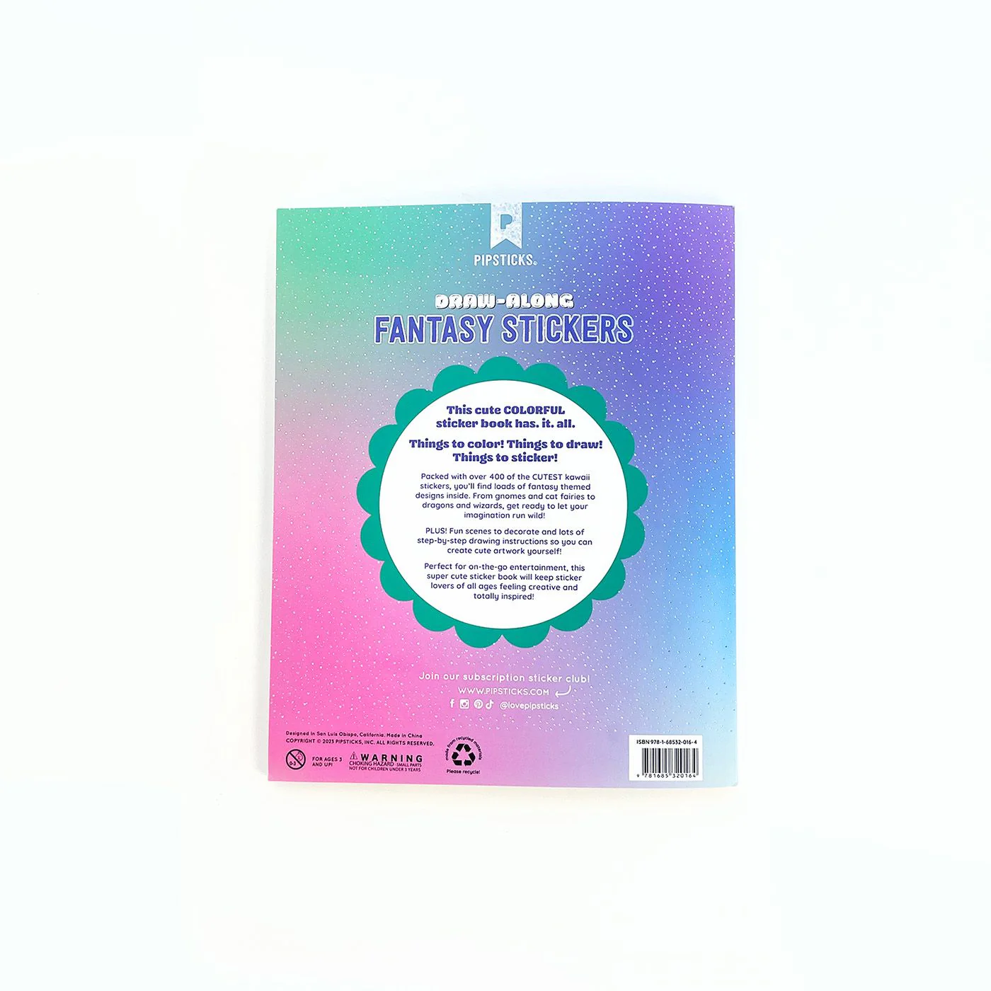 Draw Along Fantasy Stickers Book by Pipsticks - Image 5