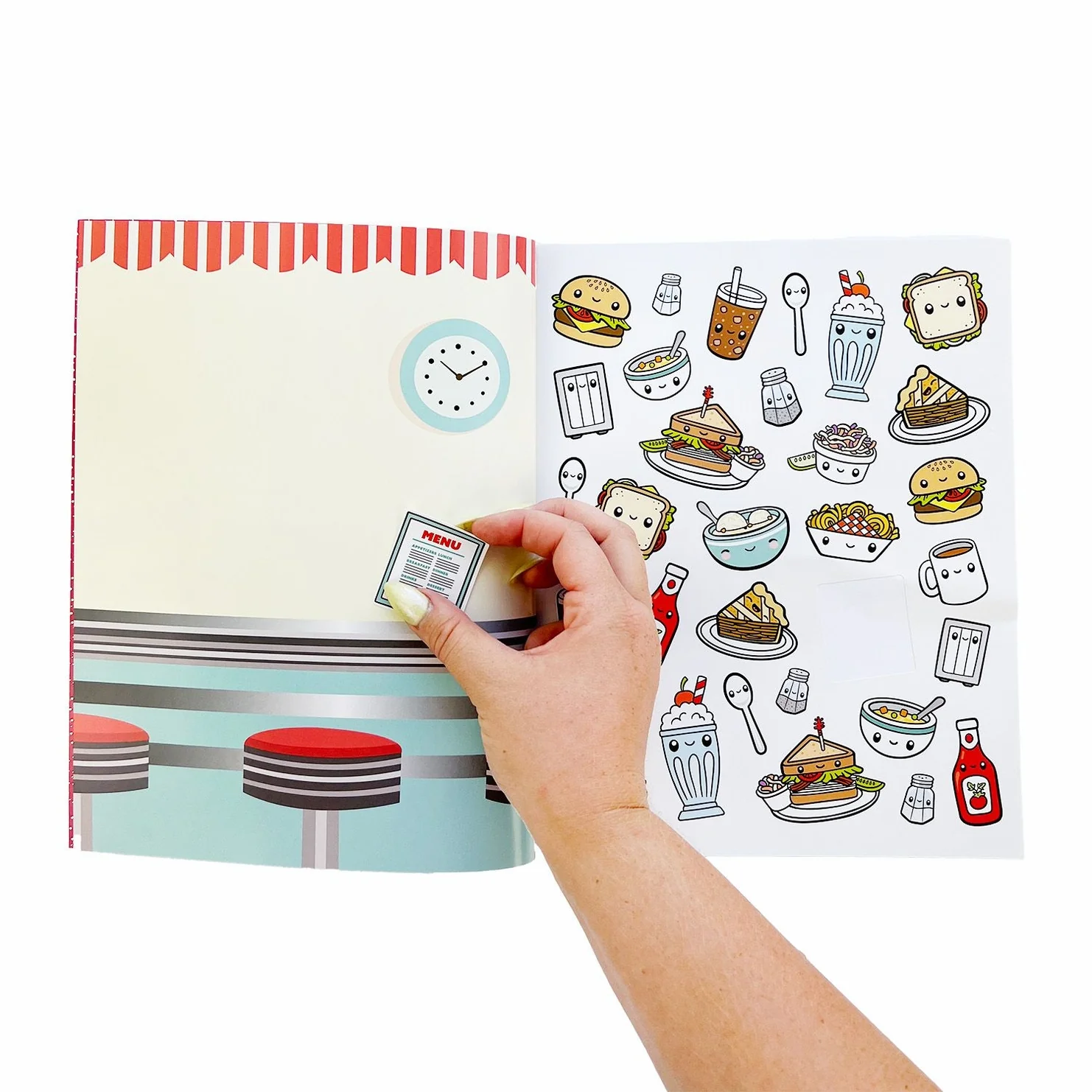 Draw Along Food Stickers Book by Pipsticks - Image 9