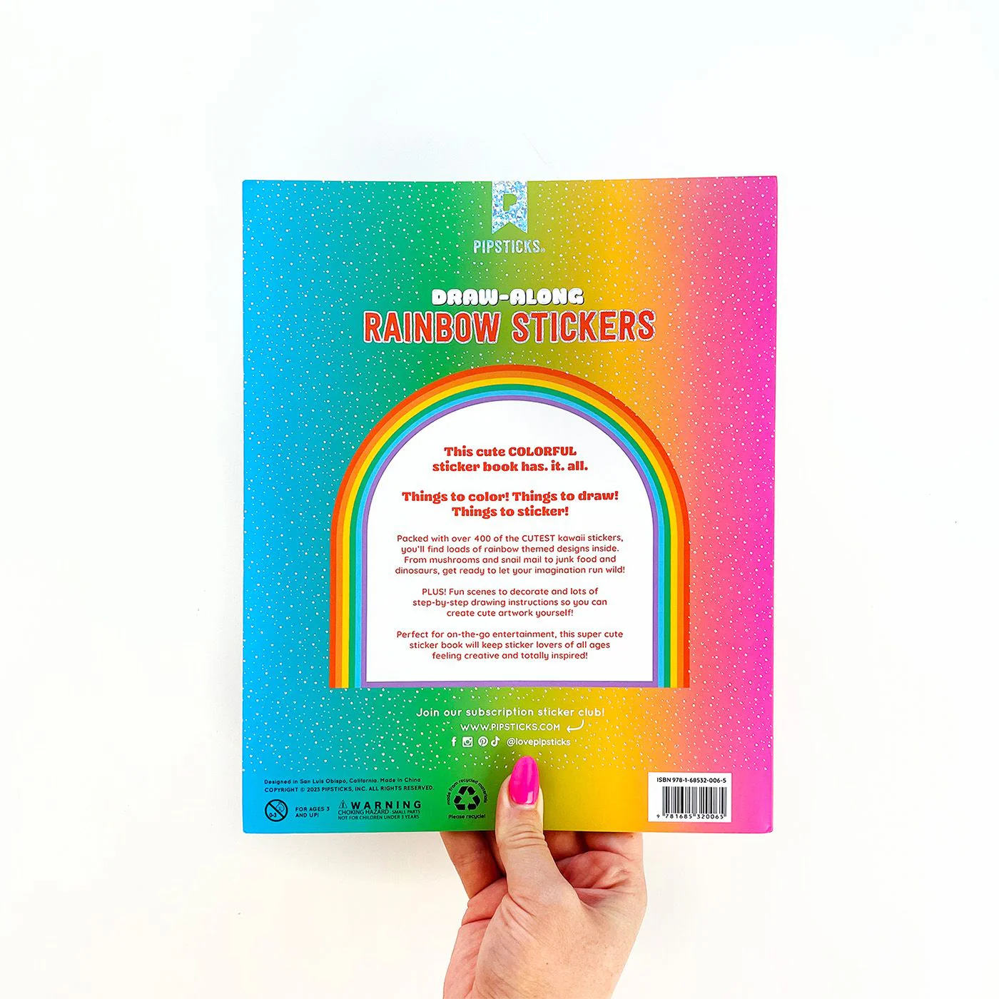 Draw Along Rainbow Stickers Book by Pipsticks - Image 6