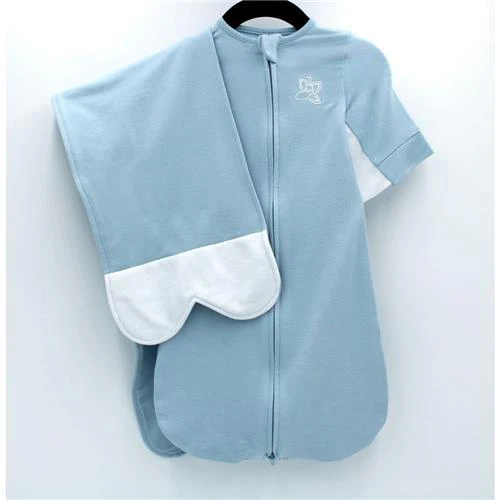 Dream Sky Blue Swaddle - Small (0-3 M; 7-12 Lbs) by The Butterfly Swaddle