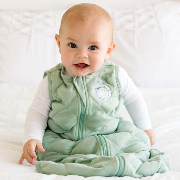 Dream Weighted Sleep Sack - Sage Green by Dreamland Baby - Image 2