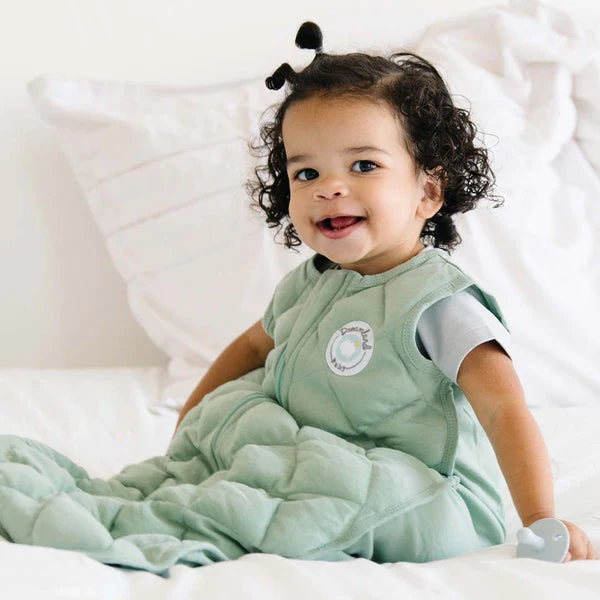 Dream Weighted Sleep Sack - Sage Green by Dreamland Baby - Image 3