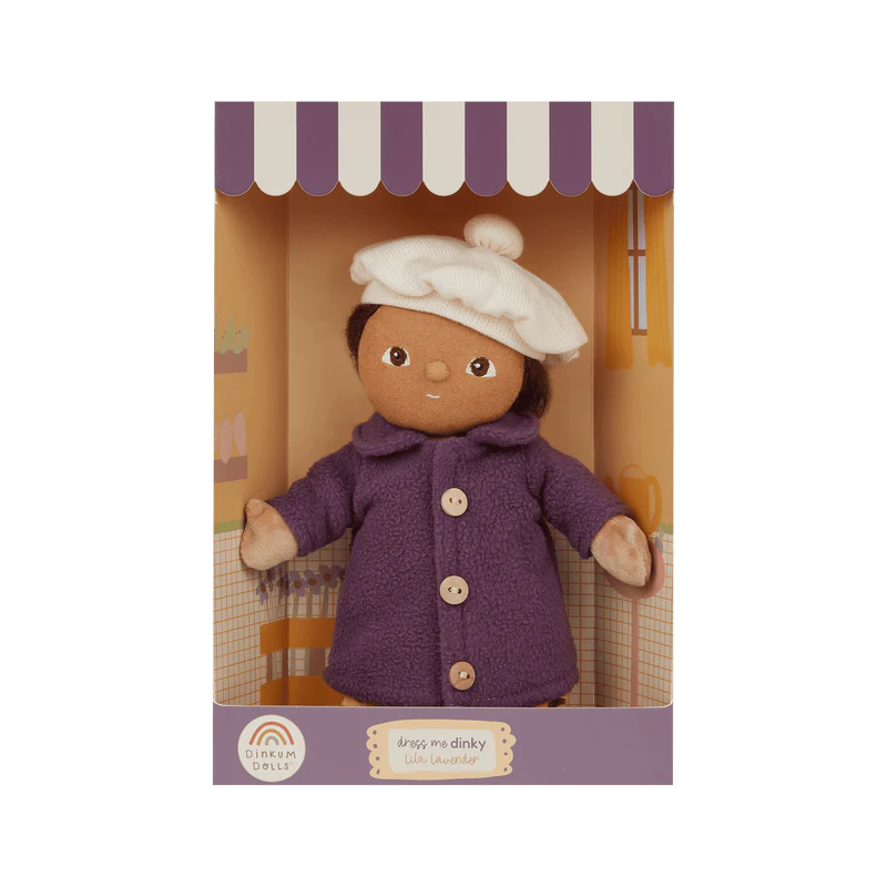 Dress Me Dinky Doll - Lila Lavender by Dinkum Dolls - Image 9
