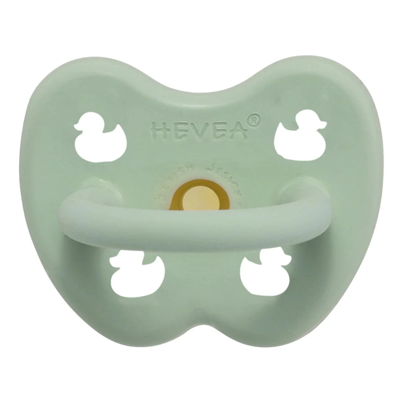 Duck Orthodontic Natural Rubber Pacifier - Mellow Mint by Hevea - Image 2