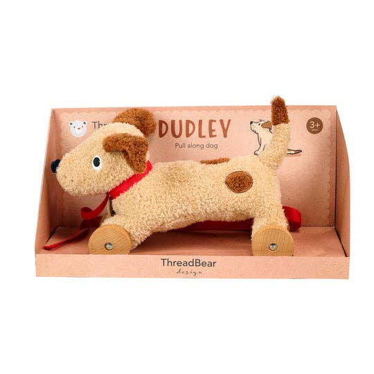 Dudley Dog Pull Along Toy by Threadbare Design - Image 3