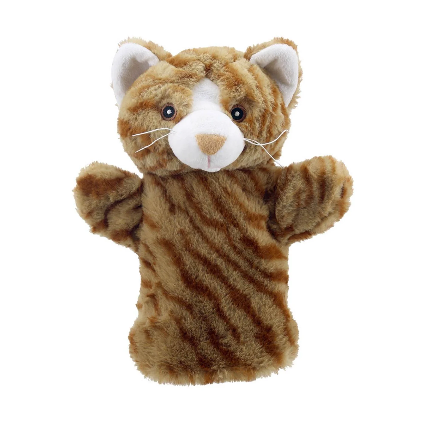 Eco Animal Buddies Hand Puppet Buddieas - Ginger Cat by The Puppet Company