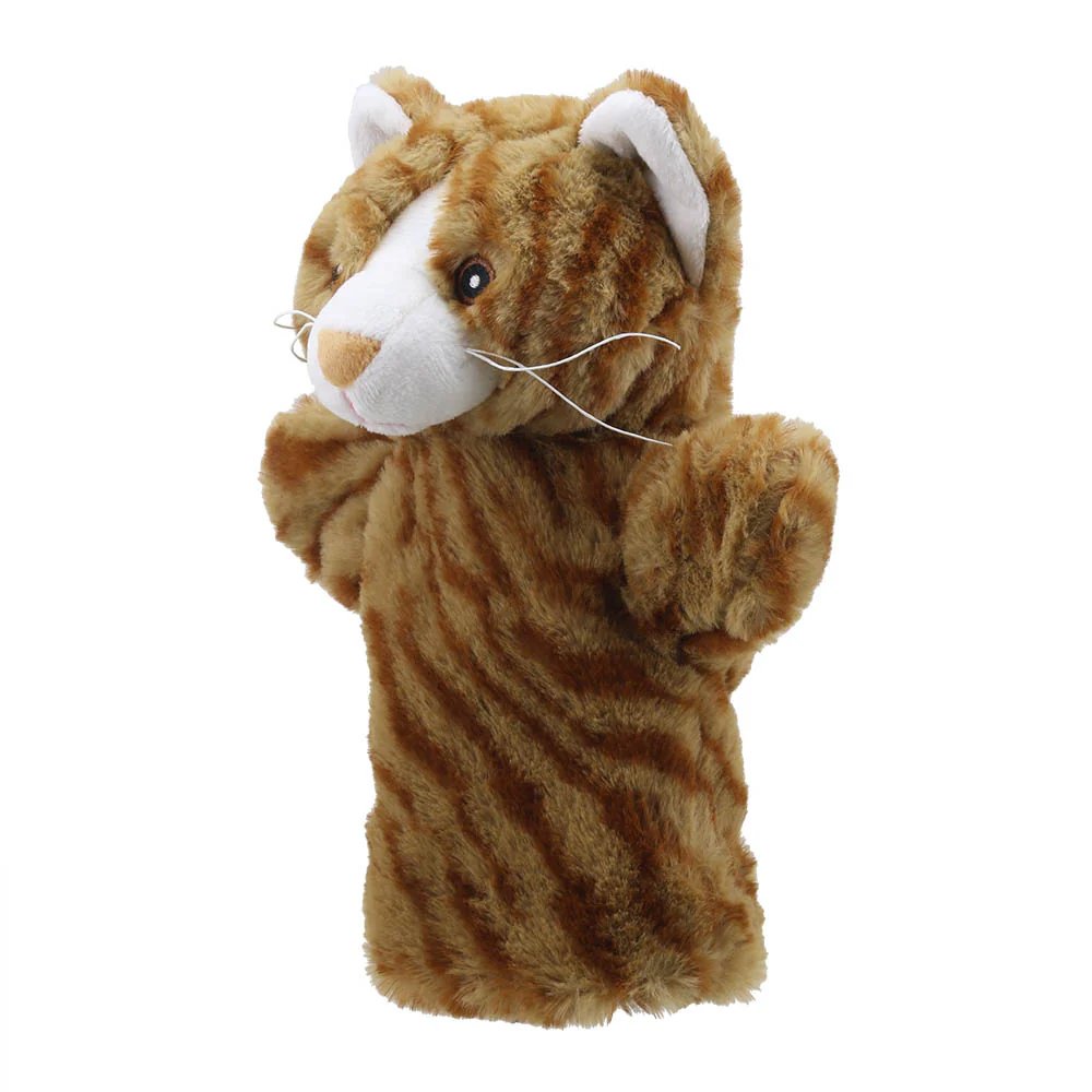 Eco Animal Buddies Hand Puppet Buddieas - Ginger Cat by The Puppet Company - Image 2