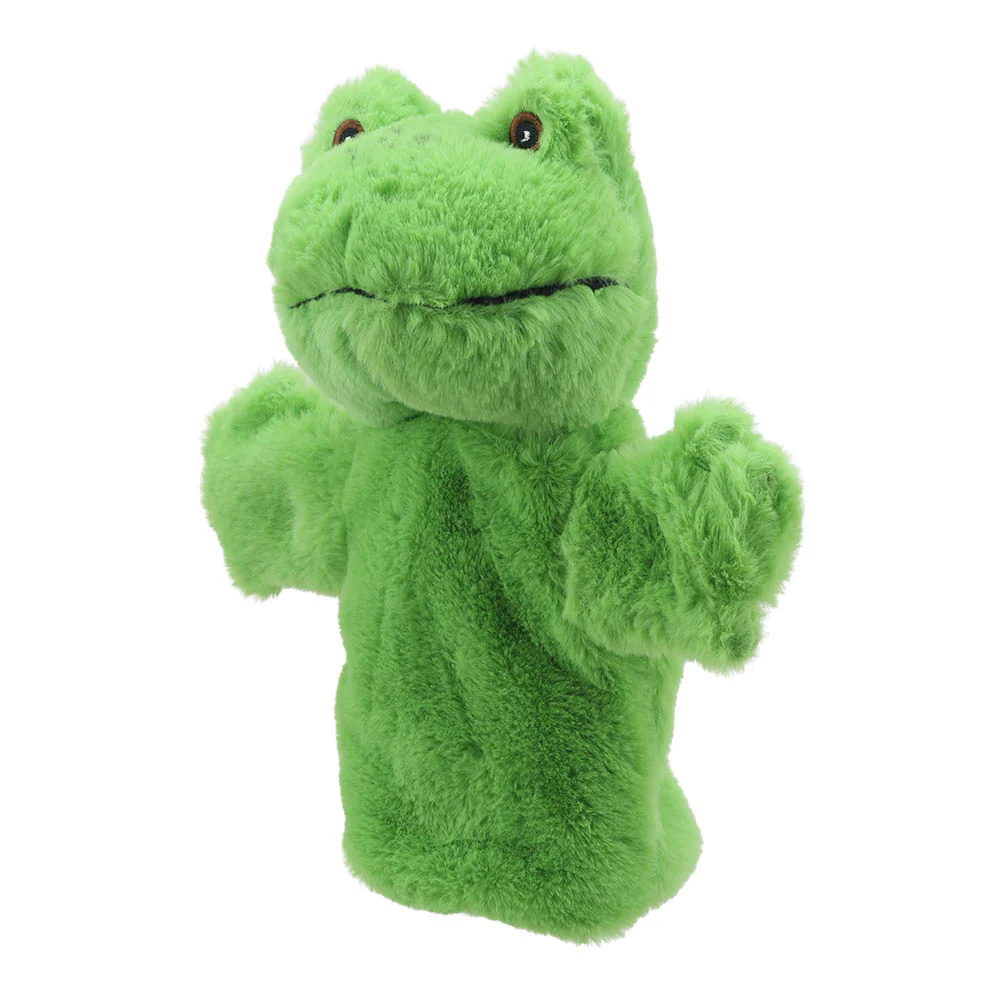 Eco Animal Buddies Hand Puppet - Frog by The Puppet Company - Image 2