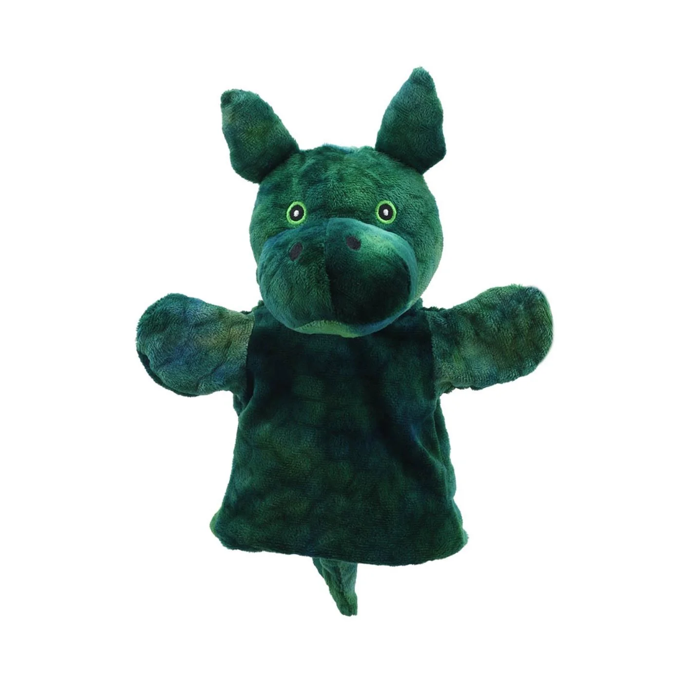 Eco Animal Buddies Hand Puppet - Green Dragon by The Puppet Company