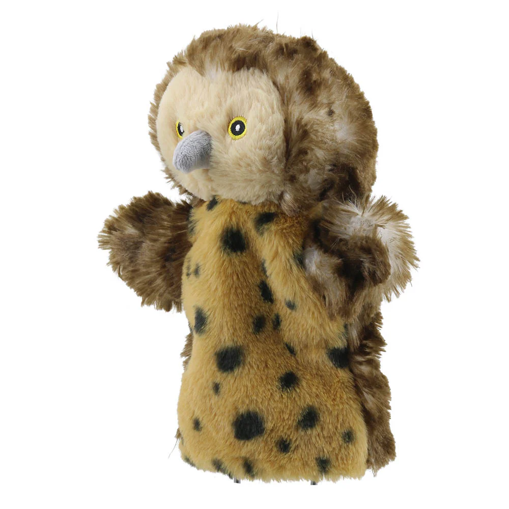 Eco Animal Buddies Hand Puppet - Owl by The Puppet Company - Image 2