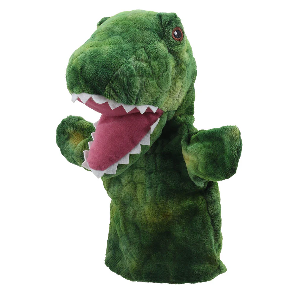 Eco Animal Buddies Hand Puppet - T-Rex by The Puppet Company - Image 2