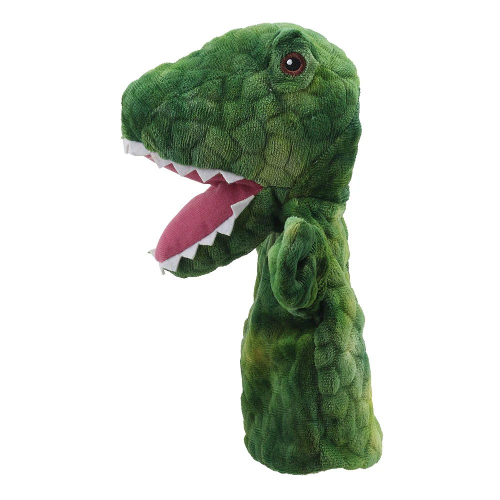 Eco Animal Buddies Hand Puppet - T-Rex by The Puppet Company - Image 3