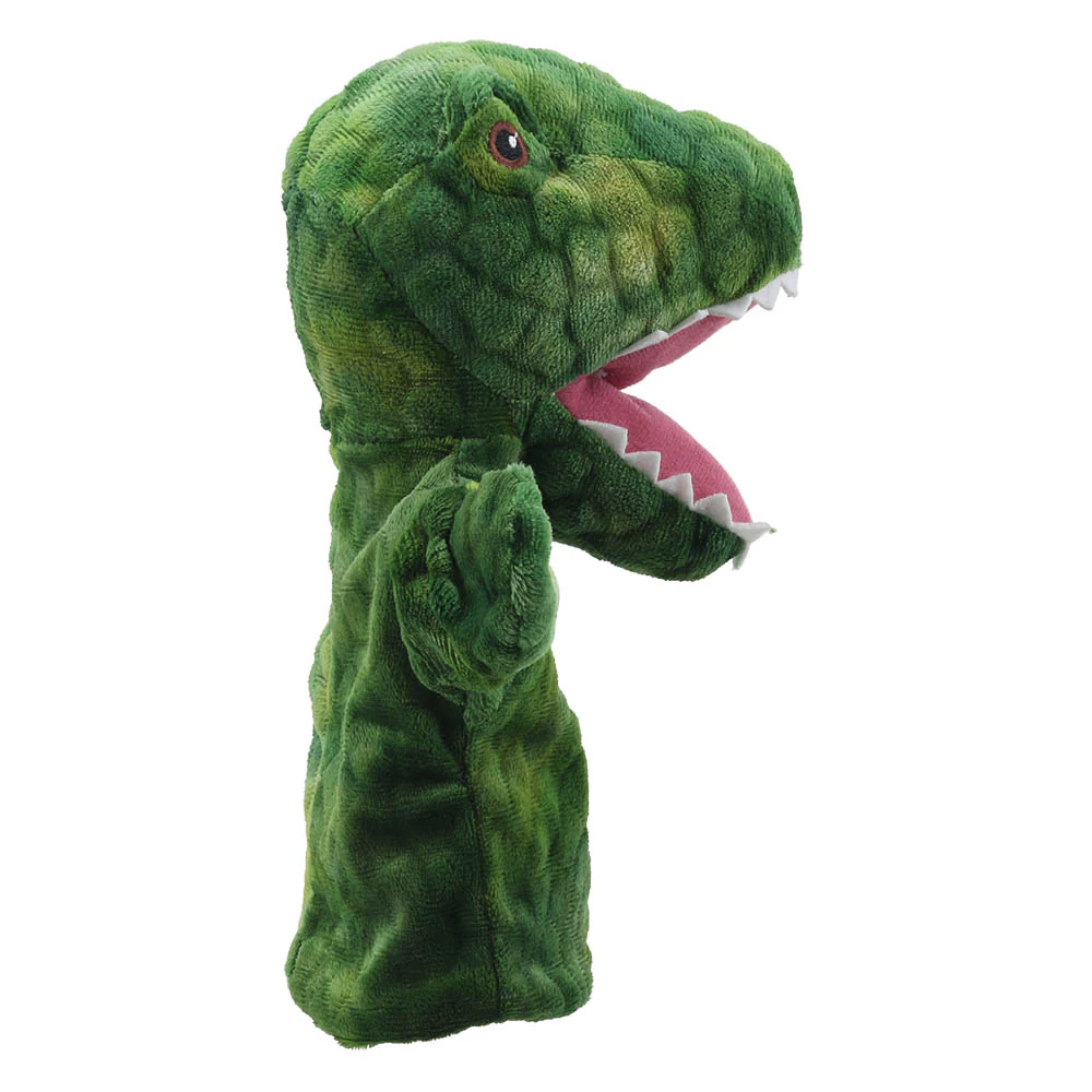 Eco Animal Buddies Hand Puppet - T-Rex by The Puppet Company - Image 5