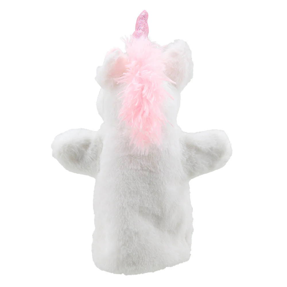 Eco Animal Buddies Hand Puppet - Unicorn by The Puppet Company - Image 4